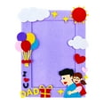 thumbnail image 3 of Cuadro DIY portarretratos, adorno para marco de fotos, decoración del hogar, tela no tejida, marco de ilustraciones para niños, regalos del Día del Regalo de amor, 3 of 8