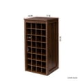 thumbnail image 2 of YDSM brown walnut color modular 32 wine bar cabinet Buffet Cabinet, 2 of 5