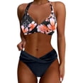 thumbnail image 1 of Bathing Suit For Women- Women Two Piece Bathing Suits Push Up Bikini Set Swimsuit Vintage Swimwear, Bikini Femme, 1 of 5