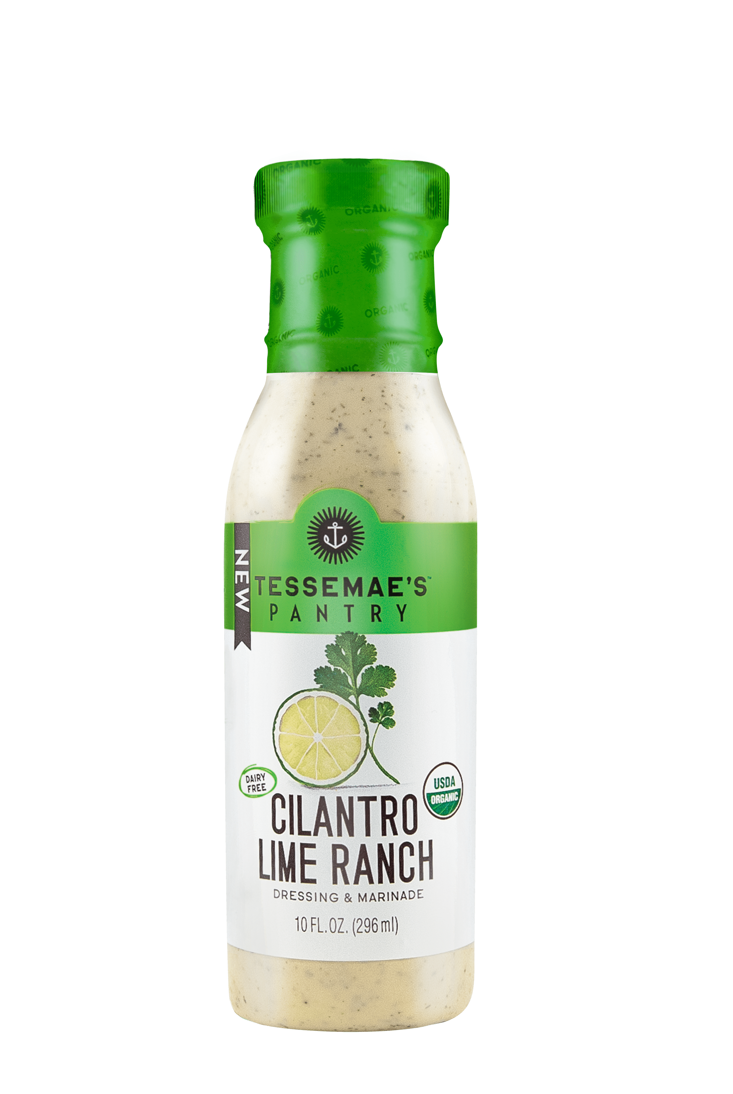 Tessemae's Organic No Sugar Added Cilantro Ranch Dressing & Marinade ...