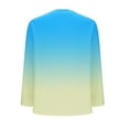 thumbnail image 4 of Fashion Fall Saving Womens Loose Fit Tops Womens Shirts Trendy Womens 3/4 Sleeve T Shirts Loose Fit Womens Blouses New & Trending, 4 of 5