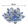 thumbnail image 2 of Wedding Decoration Paperweight Table Ornaments Collection Home&Office Glass Craft Lotus Flower Decor Glass Miniature Crystal Lotus Flower Figurine PINK, 2 of 8
