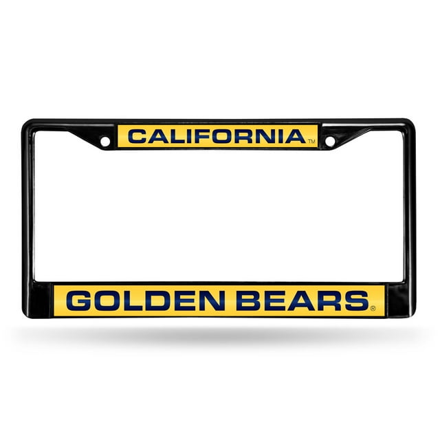 Cadre Chromé LASER Noir des Ours d'Or de Californie