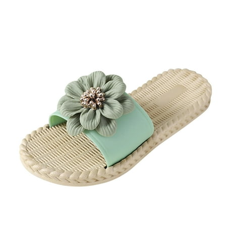

Women s Summer Rome Style Flower Comfortable Light Slippers