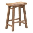 thumbnail image 1 of 24" Sonoma Saddle Stool [Barnwood Wire-Brush], 1 of 3