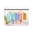 thumbnail image 6 of INSPIRE CHIC Women's Stripes Sweater Shawl Wraps Knitted Knotted Multicolor Fashion Casual Scarf for Travel Office One Size Yellow, 6 of 6