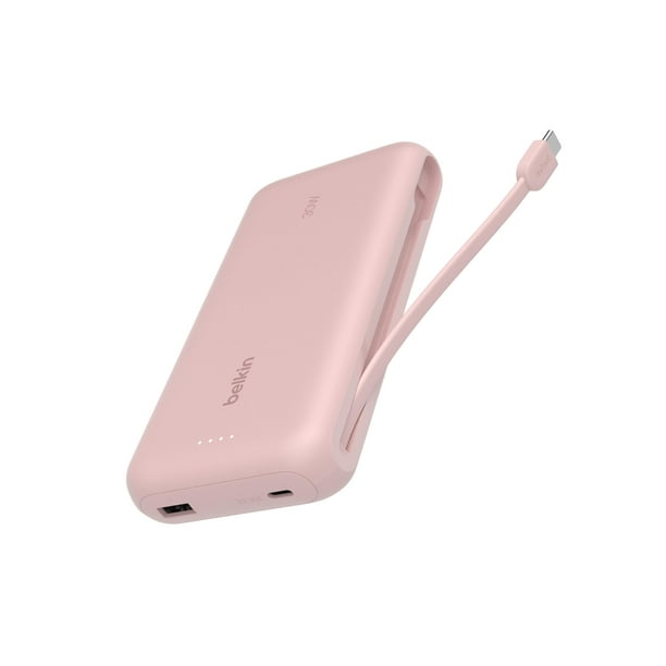 Cargador portátil Belkin Power Bank 20000mAh 30W Rosa
