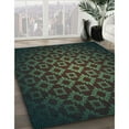 thumbnail image 3 of Ahgly Company Machine Washable Indoor Rectangle Transitional Midnight Gray Area Rugs, 5' x 7', 3 of 7