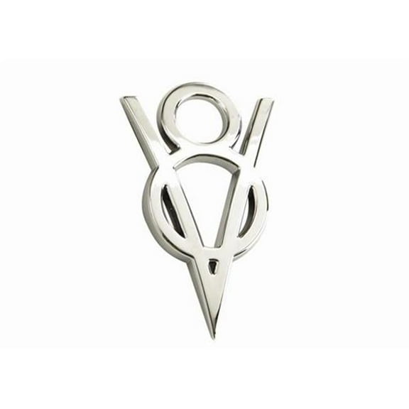 M7843V8 Vintage V8 Emblem