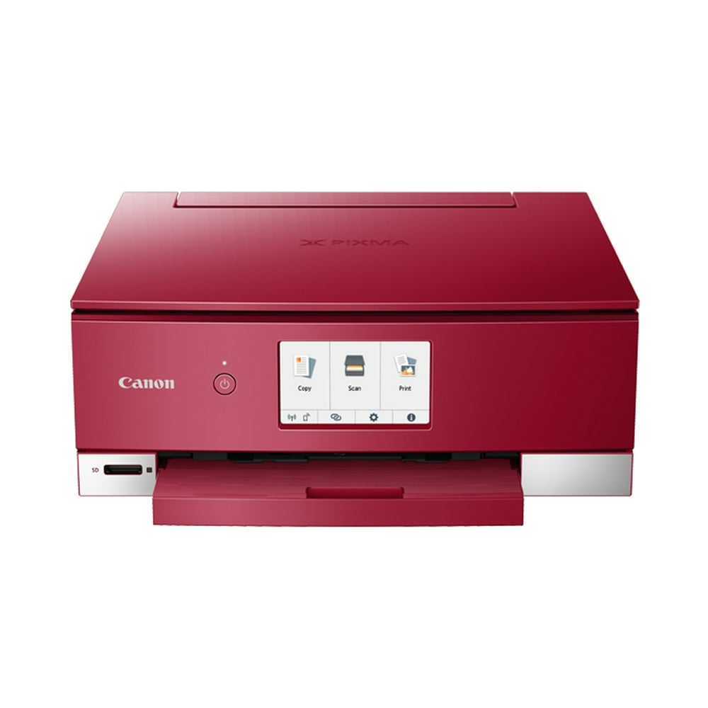 Canon PIXMA TS8320 Red Wireless Inkjet AllInOne Printer
