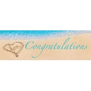 Access Beach Love Giant Party Banner, 20" x 60", 1 Ct