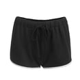 thumbnail image 5 of Gibobby Pantalones dama Cintura elástica casual Yoga Mujeres Pantalones altos Vendaje Cintura Pantalones cortos Mujeres Pantalones de yoga(Negro， L), 5 of 5