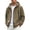Brown, variant on Bxsruta Mens Windbreaker Lightweight Hooded Full Zip Athletic Jacket Casual Outdoor Coat
