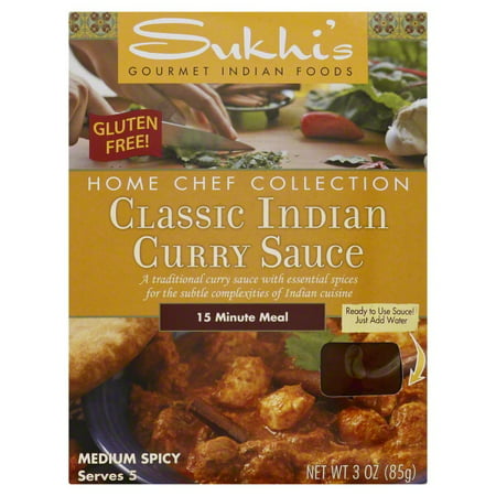 Sukhis Gourmet Indian Foods Sukhis Home Chef Collection Curry Sauce, 3