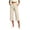 Beige, variant on Capri Pants for Women Lightweight High Waist Straight Leg Quick Dry Business Casual Work Travel Cargo Pants with Pockets S-2XL