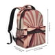 thumbnail image 2 of Easygdp Retro Bow Mochila Ergonómica Versátil para Laptop - Múltiples Bolsillos, Correas Ajustables, Unisex para Escuela, Viajes y Actividades al Aire Libre-One Size, 2 of 5