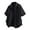 Black, variant on Dagugfen Work Tops for Men Button up Short Sleeve Loose Lightweight Casual Office Shirts with Pockets