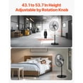 thumbnail image 5 of Ventilador de pedestal industrial VEVOR, 5 of 5