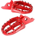 thumbnail image 1 of Zeta Footpegs, Red, 1 of 1