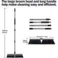 thumbnail image 5 of Landhope Push Broom 62" Brush Head with Wide Stiff Bristle Crub for Outdoor Floor Garage Yard Black, 5 of 6