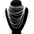 thumbnail image 4 of Veylira Diamond Cascade Statement Necklace, 4 of 4