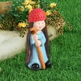 thumbnail image 1 of Estatua de Decoración de Jardín perfecl Miniestatua de Resina Chica con Falda Azul, 1 of 8