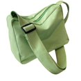 thumbnail image 2 of Bolso bandolera de gran capacidad para mujer, bolso de hombro con cierre de cremallera, bolso de lona, bolso de mano para niñas, bolso de mano para fi Verde Fernando Bolso de hombro para mujer, 2 of 8