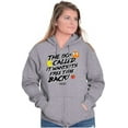 thumbnail image 3 of 80's Called Wants Its Free Time Back Zip Up Hoodie Men's Women's Brisco Brands S, 3 of 6
