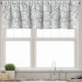 thumbnail image 3 of Ambesonne Paisley Valance & Curtain, Digital Persian Leaf, 55"x45", Grey and White, 3 of 6