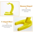 thumbnail image 4 of Colgador de plátanos Soporte para árbol de plátanos Amarillo Soporte de exhibición de plátanos moderno Gancho para almacenamiento de frutas en el mostrador de la cocina, Modelo: Amarillo, 4 of 5