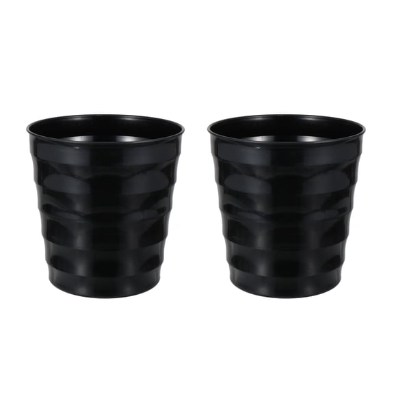 YSNOOWE 2Pcs Plastic Flower Pots with Sturdy Thick Base Ideal for Gardening and Home Decoration