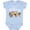 AE-Light Blue, variant on Merry Slothmas Cute Christmas Sloth in Hat with Lights Boys or Girls Baby Bodysuit