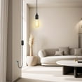 thumbnail image 2 of 2 Pcs Light Socket With Cord Outdoor Light Socket Light Bulb Base Pendant Lamp Sockets Cord For Hanging Lights With US Plug 110V, 2 of 8