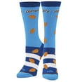 thumbnail image 4 of Cool Socks Almond Joy Coconut Almond Chocolate Candy Novelty Crew Socks for Men & Women Medium Size, 4 of 6