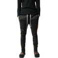 thumbnail image 2 of Ma Croix Mens Stripe Track Pants Skinny Fit Elastic Athletic Training Joggers, 2 of 6