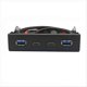 thumbnail image 4 of Panel de Bahía de Unidad de Disquete USB3.2 GEN2 TYPE-C Bahía Unidad Disquete Panel de 10 Gbps HUB 3,5 Pulgadas Conectores de Hacia Atrás de Puerto C de 19 Pines A Puerto C, 4 of 5