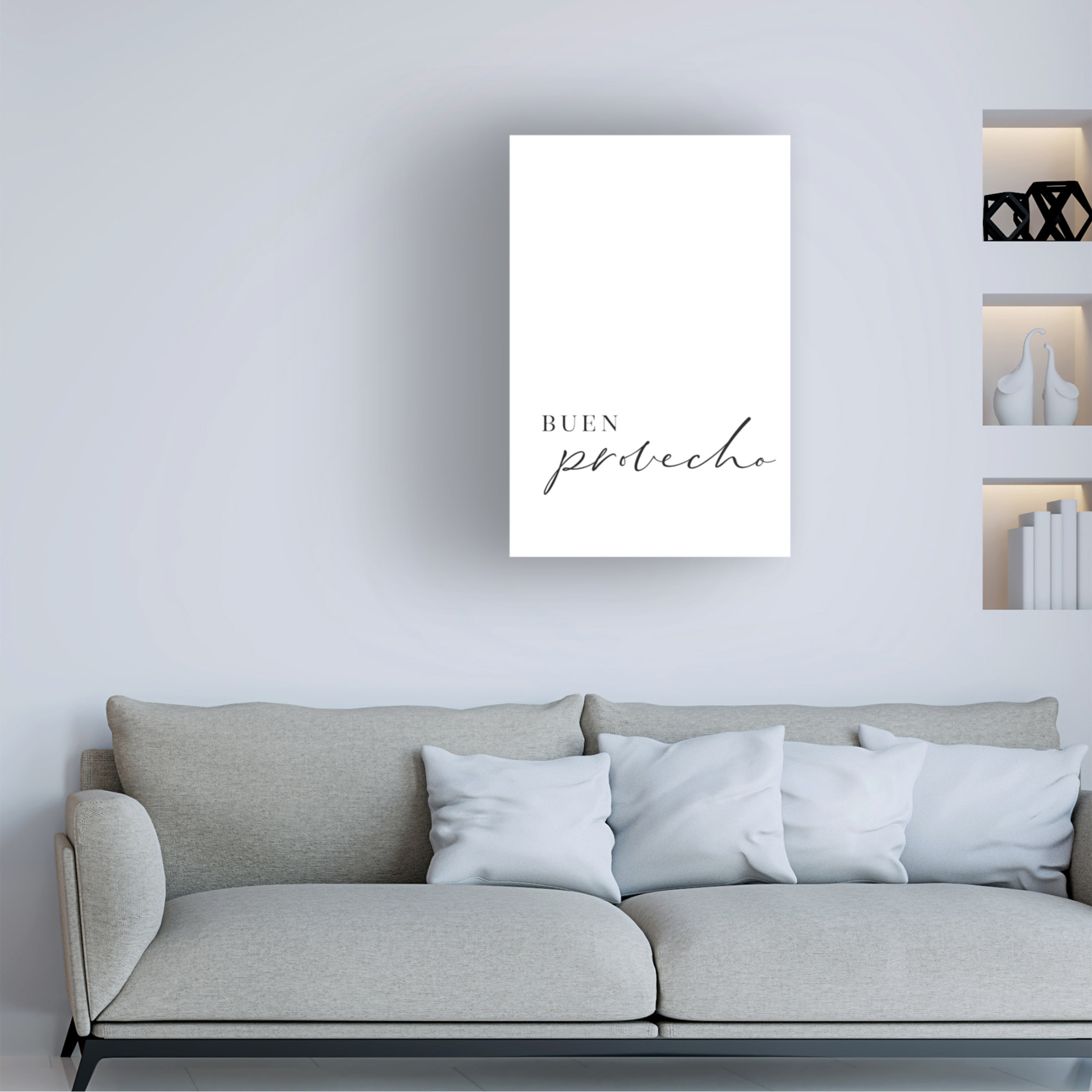 Trademark Fine Art Rosana Laiz Blursbyai Buen provecho Canvas Wall Art