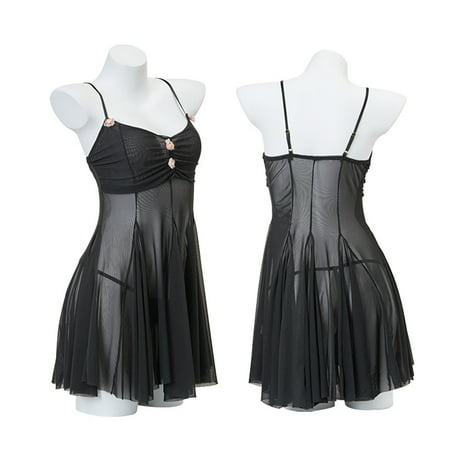 Women s Nightgowns & Sleepshirts Womens Babydoll Dress Black Dresses For Women Sexy Mesh Lingerie Lingerie Sets For Women Sexy
