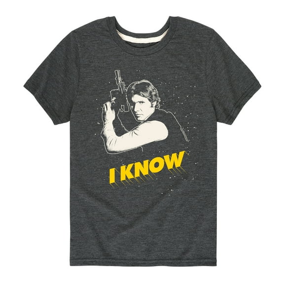 Star Wars - I Know - Toddler And Youth Short Sleeve Tee