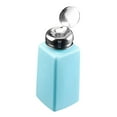 thumbnail image 4 of Bunblic Push Down Liquid Dispenser, Refillable ,Methanol Container, Empty Pumping Bottle for Makeup Remover Personal Salon Blue 250 ml, 4 of 8