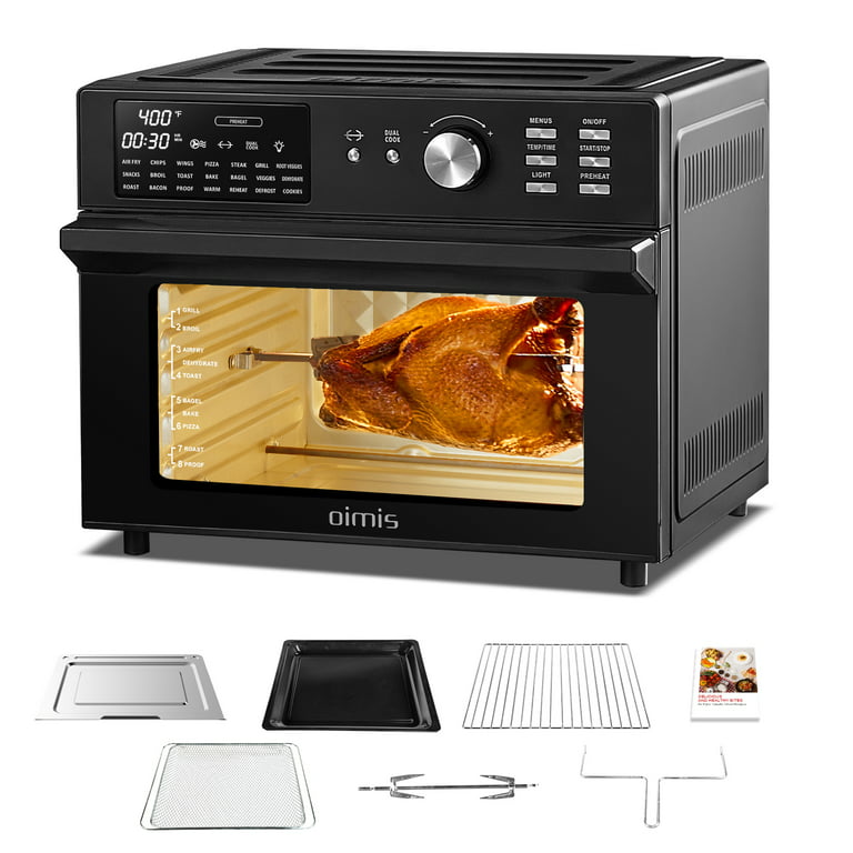 OIMIS 32QT X-Large Air Fryer Toaster Oven with France
