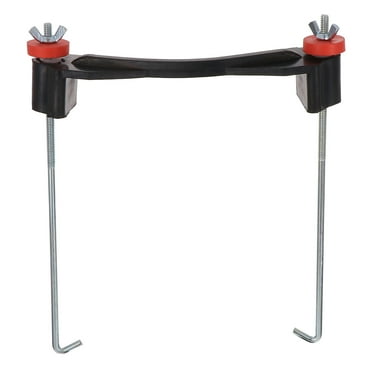 Masteelf 1 Set Battery Hold Down Bracket with J Hook Bolts and Rubber Holder for Car Battery