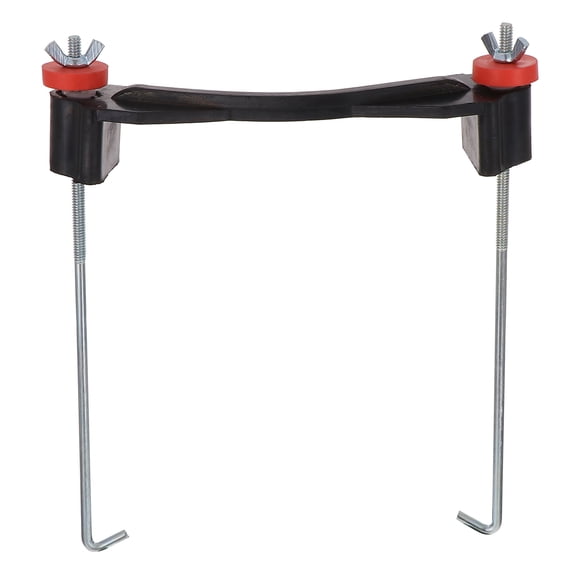 CIMAXIC 1 Set Battery Hold Down Bracket with J Hook Bolts Rubber Battery Holder Car Part,8.46"X1.57"X1.18"