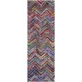 thumbnail image 3 of SAFAVIEH Nantucket Suzette Zigzag Stipes Cotton Area Rug, Multi, 2'3" x 3'9", 3 of 10