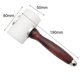 thumbnail image 1 of Martillo De Tallado De Cuero, Herramienta De Corte De Punzón De Cuero De Vaca Artesanal Diy Con Mango De Madera, Herramientas De Tallado De Artesanía De Cuero Noticed HA023197-00, 1 of 7