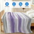 thumbnail image 4 of Purple Gray White Cooling Blanket,Lightweight Breathable Summer Throw Blanket with Double Sided Cold Effect,Retro Country Abstract Mottled Texture Picnic Blankets Bed Sheet for Hot Sleepers 60"x80", 4 of 8