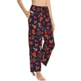 thumbnail image 2 of Balery Autumnal Forest print Women's Pajama Pants,Ultra Lightweight Pjs,Lounge Pant-Small, 2 of 9