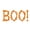 Orange, variant on Vinyl Wall Decal - Boo Bones 16" x 30" - Fun Halloween Brush Lettering, Seasonal Decor - Teens, Adults, Indoor, Outdoor, Wall, Door, Window, Living Room, Office