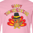 thumbnail image 4 of Inktastic Happy Thanksgiving Cute Turkey in Pilgrim Hat Long Sleeve Youth T-Shirt, 4 of 5