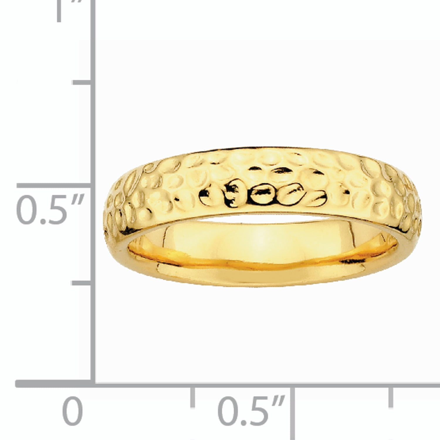 Sterling Silver Gold-Plated Ring